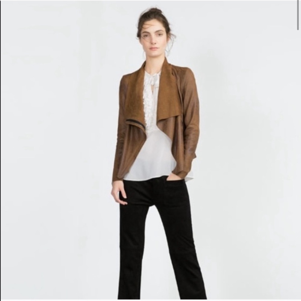 Gorgeous Draped Zara Jacket